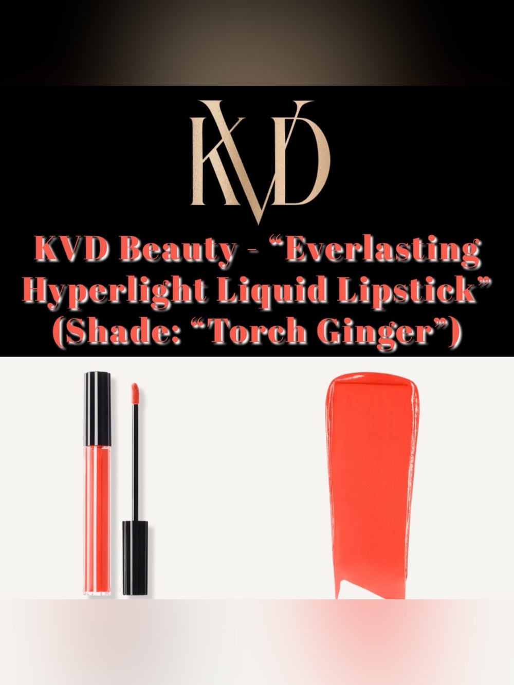 KVD Beauty - “Everlasting Hyperlight Liquid Lipstick” (Shade: “Torch Ginger”)